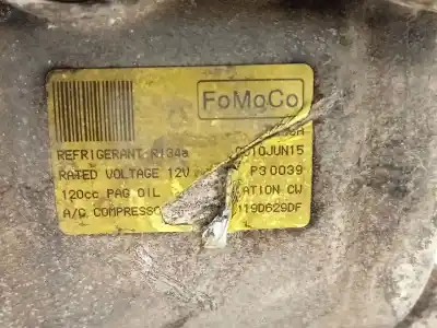 Peça sobressalente para automóvel em segunda mão compressor de ar condicionado a/a a/c por ford fiesta (cb1) titanium referências oem iam 1536196  