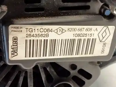 Second-hand car spare part alternator for renault kangoo * oem iam references 8200667608a  