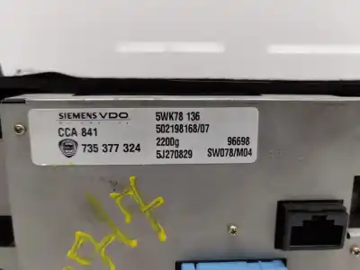 Pièce détachée automobile d'occasion écran multifonctions pour lancia thesis (841_) 2.4 jtd (841.axe1b0, 841.axh110) références oem iam 5wk78136 735377324 502198168 Pièce détachée automobile d'occasion écran multifonctions pour lancia thesis (841_) 2.4 jtd (841.axe1b0, 841.axh110) références oem iam 5wk78136 735377324 502198168