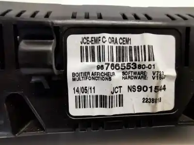 Автозапчасти б/у многофункциональный дисплей за peugeot 207 sw (wk_) 1.6 hdi ссылки oem iam 9676655380  ns901544