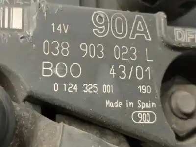 Peça sobressalente para automóvel em segunda mão alternador por seat leon (1m1) stella referências oem iam 038903023l  