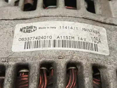 Peça sobressalente para automóvel em segunda mão alternador por opel corsa d ´´111 years´´ referências oem iam ad13222935  a115im