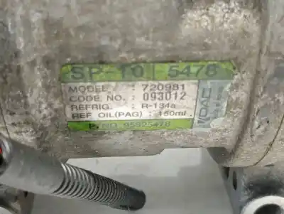 Second-hand car spare part air conditioning compressor for chevrolet aveo ls oem iam references 720981  95955943