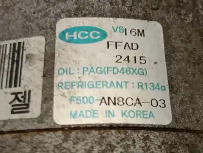 Pièce détachée automobile d'occasion compresseur de climatisation pour kia cee´d drive références oem iam an8ca03  