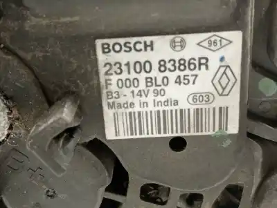 Автозапчастина б/у генератор для dacia sandero básico посилання на oem iam 231008386r  f000bl0457