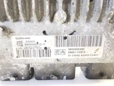 Second-hand car spare part ecu engine control for citroen c1 (pm_, pn_) 1.4 hdi oem iam references 9666526480  5ws40691ct