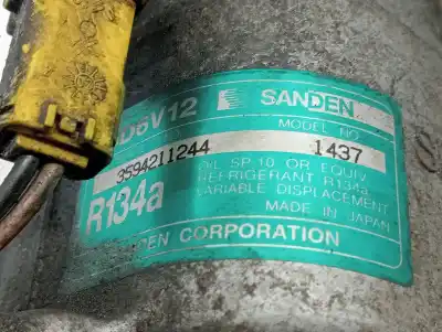 Автозапчастина б/у компресор кондиционера для peugeot 307 break / sw (s1) sw pack посилання на oem iam sd6v121437  