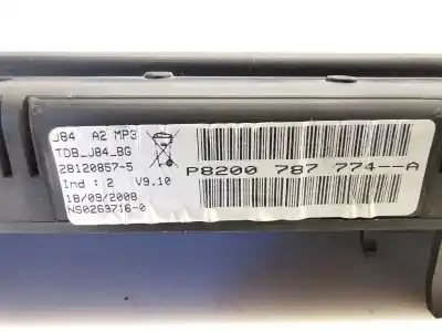 Автозапчасти б/у приборная доска за renault scénic ii (jm0/1_) 1.9 dci (jm14) ссылки oem iam p8200787774a  
