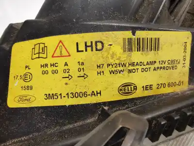 Автозапчасти б/у левая фара за ford focus c-max (dm2) 2.0 tdci ссылки oem iam 3m5113006ah  1ee27060001