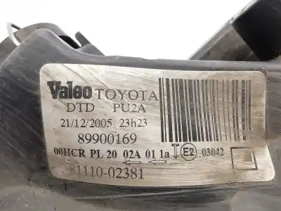 Second-hand car spare part right headlight for toyota corolla (_e12_) 2.0 d-4d (cde120r_, cde120l_) oem iam references 8111002381  89900169