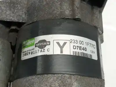 Peça sobressalente para automóvel em segunda mão motor de arranque por nissan note (e11e) 1.4 cat referências oem iam 233001f77c  