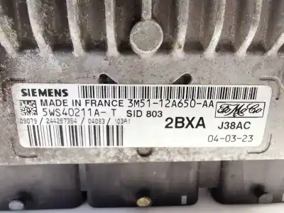 Автозапчасти б/у блок управления двигателем за ford focus c-max (dm2) 2.0 tdci ссылки oem iam 3m5112a650aa  5ws40211at