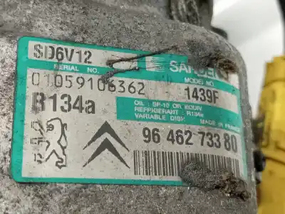 Second-hand car spare part air conditioning compressor for citroen c3 1.4 hdi exclusive oem iam references 9646273380  