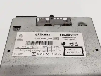 Автозапчастина б/у аудіо система / радіо cd для renault scénic iii (jz0/1_) 1.5 dci посилання на oem iam 281159389r  