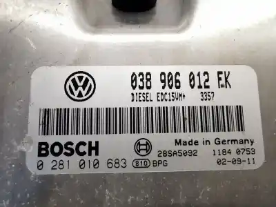 Автозапчастина б/у ебу контролер двигуна для seat leon (1m1) 1.9 tdi посилання на oem iam 038906012fk  0281010683 Автозапчастина б/у ебу контролер двигуна для seat leon (1m1) 1.9 tdi посилання на oem iam 038906012fk  0281010683