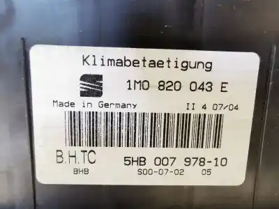 Автозапчастина б/у контроль опалення / кондиціонації для seat leon (1m1) 1.9 tdi посилання на oem iam 1m0820043e  5hb00797810