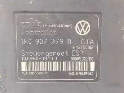Peça sobressalente para automóvel em segunda mão abs por audi a3 (8p1) 2.0 fsi referências oem iam 1k0907379d  