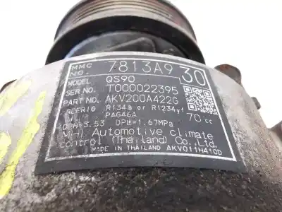 Автозапчасти б/у компрессор кондиционера воздуха за mitsubishi asx (ga_w_) 1.6 mivec (ga1w) ссылки oem iam 7813a930  