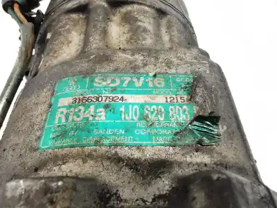 Peça sobressalente para automóvel em segunda mão compressor de ar condicionado a/a a/c por audi a3 (8l1) 1.9 tdi referências oem iam 1j0820803f  
