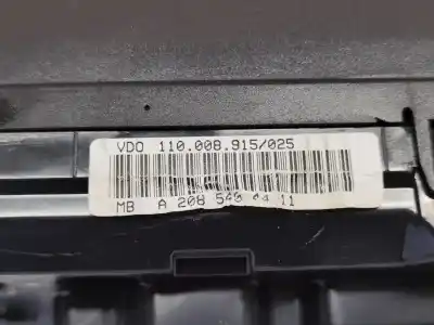 Pezzo di ricambio per auto di seconda mano pannello degli strumenti per mercedes-benz clk (c208) clk 230 kompressor (208.347) riferimenti oem iam a2085404411  87001357