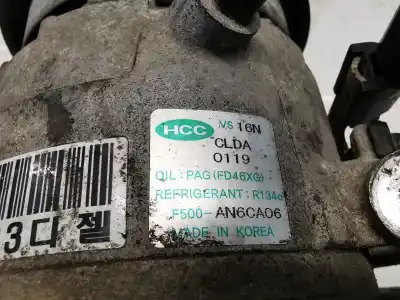 Автозапчасти б/у компрессор кондиционера воздуха за kia cee'd fastback (ed) 1.6 crdi 115 ссылки oem iam an6ca06  f500an8ca03