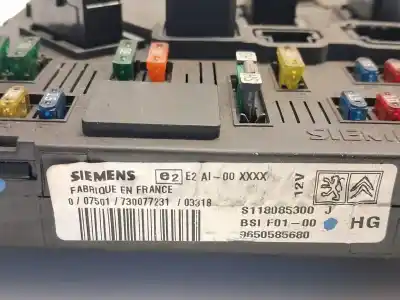 Second-hand car spare part bsi control unit for citroen c2 (jm_) 1.1 oem iam references 9650585680  