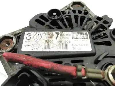 Автозапчастина б/у генератор для renault megane ii (bm0/1_, cm0/1_) 1.5 dci (bm0f, bm0t, bm2b, cm0f, cm0t) посилання на oem iam 8200386806  