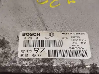 Pezzo di ricambio per auto di seconda mano centralina motore per citroen jumpy (u6u_) 2.0 hdi 95 riferimenti oem iam 9651175080 0281011342 9640938680