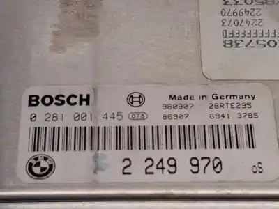 Pezzo di ricambio per auto di seconda mano centralina motore per bmw 3 (e46) 320 d riferimenti oem iam 2249970  0281001445
