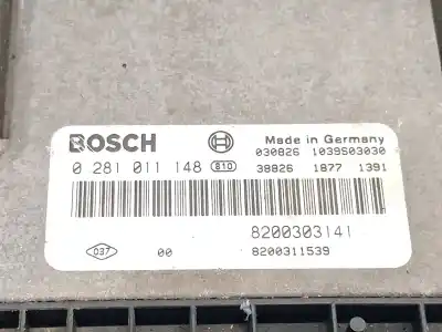 Second-hand car spare part ecu engine control for renault laguna ii (bg0/1_) 1.9 dci (bg08, bg0g) oem iam references 8200303141 0281011148 8200311539