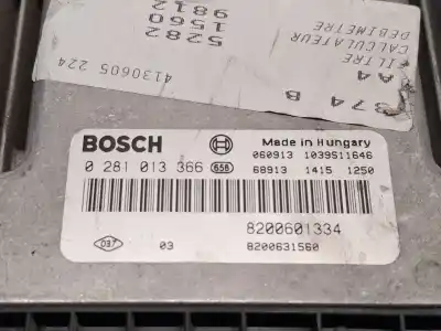 Second-hand car spare part ecu engine control for renault scénic ii (jm0/1_) 1.9 dci (jm14) oem iam references 8200601334  8200631560