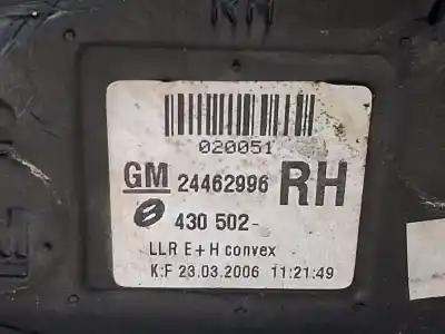 Автозапчастина б/у правий задний огляд для opel astra h (a04) 1.6 (l48) посилання на oem iam 42262996rh  