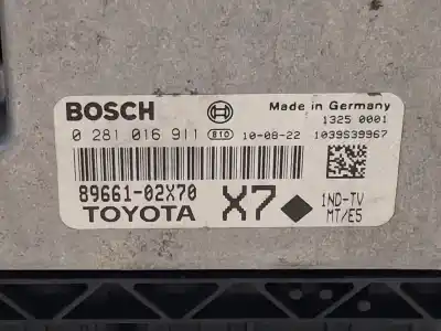 Second-hand car spare part ecu engine control for toyota auris (_e15_) 1.4 d-4d (nde150_) oem iam references 8966102x70  0281016911