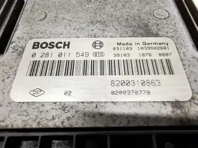 Second-hand car spare part ecu engine control for renault megane ii (bm0/1_, cm0/1_) 1.9 dci (bm0g, cm0g) oem iam references 8200310863  