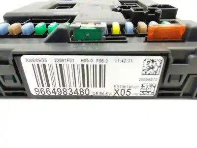Автозапчасти б/у блок управления бси за peugeot 207 sw (wk_) 1.6 hdi ссылки oem iam 9664983480  