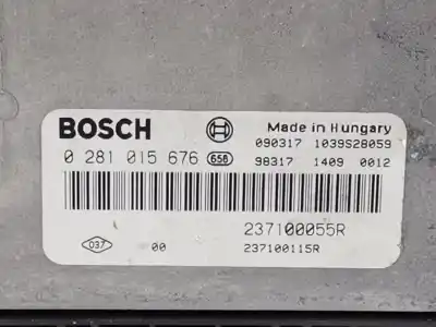 Second-hand car spare part ecu engine control for renault megane iii fastback (bz0/1_, b3_) 1.9 dci (bz0n, bz0j) oem iam references 237100055r  0281015676