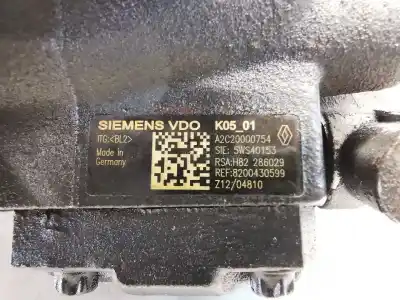 Peça sobressalente para automóvel em segunda mão bomba de injeção por renault scénic ii (jm0/1_) 1.5 dci (jm1e, jm16) referências oem iam 8200430599  