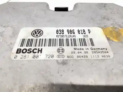 Автозапчастина б/у ебу контролер двигуна для volkswagen passat b5 (3b2) 1.9 tdi посилання на oem iam 038906018p  0281001720