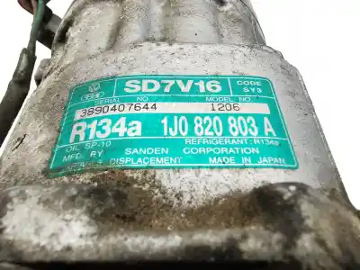 Pezzo di ricambio per auto di seconda mano compressore aria condizionata per audi a3 (8l1) 1.8 riferimenti oem iam 1j0820803a  