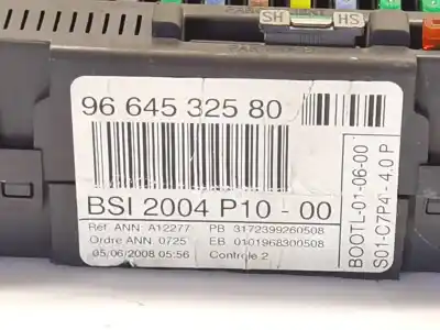 Second-hand car spare part bsi control unit for citroen c2 (jm_) 1.1 oem iam references 9664532580  