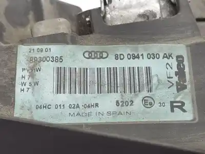 Автозапчасти б/у правая фара за audi a4 b5 (8d2) 1.8 t ссылки oem iam 8d0941030ak  89300385 Автозапчасти б/у правая фара за audi a4 b5 (8d2) 1.8 t ссылки oem iam 8d0941030ak  89300385