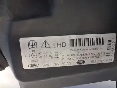 Second-hand car spare part left headlight for ford kuga i 2.0 tdci oem iam references 1ej00969601  8v4113w030ag