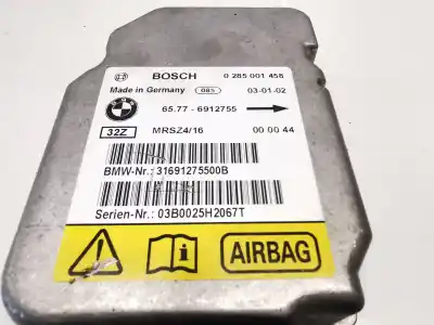 Second-hand car spare part airbag control unit for bmw 3 (e46) 320 d oem iam references 65776912755  