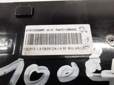 Piesă de schimb auto la mâna a doua controlul încalzire / aer conditionat pentru renault megane iii fastback (bz0/1_, b3_) 1.5 dci (bz0c) referințe oem iam 275103596r  
