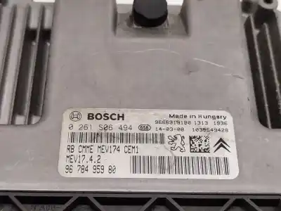 Second-hand car spare part ecu engine control for citroen c3 picasso (sh_) 1.4 vti 95 oem iam references 9678495980 0261s06494 9666319180