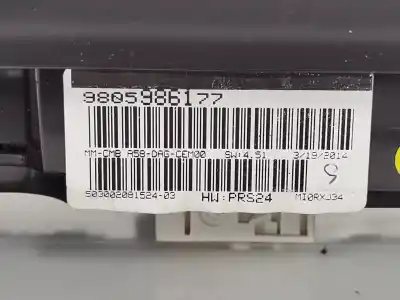 İkinci el araba yedek parçası enstrüman paneli için citroen c3 picasso (sh_) 1.4 vti 95 oem iam referansları 9805986177  