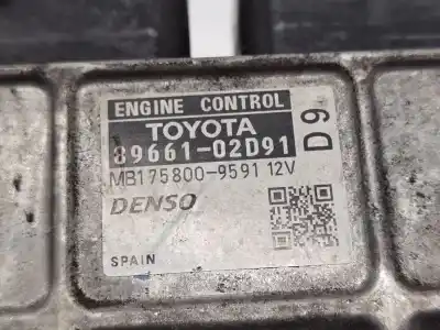 Pezzo di ricambio per auto di seconda mano centralina motore per toyota auris (_e15_) 2.0 d-4d (ade150_) riferimenti oem iam 8966102d91