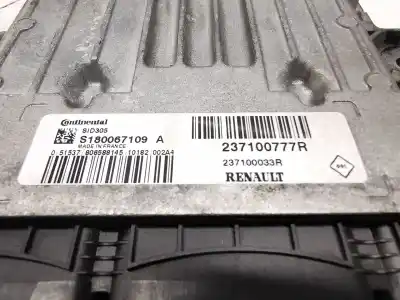 İkinci el araba yedek parçası ecu motor kontrol cihazi için renault megane iii fastback (bz0/1_, b3_) 1.5 dci oem iam referansları 237100777r s180067109a 237100033r