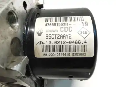 Pezzo di ricambio per auto di seconda mano abs per renault megane iii fastback (bz0/1_, b3_) 1.5 dci riferimenti oem iam 476601563r  95ct2aay2