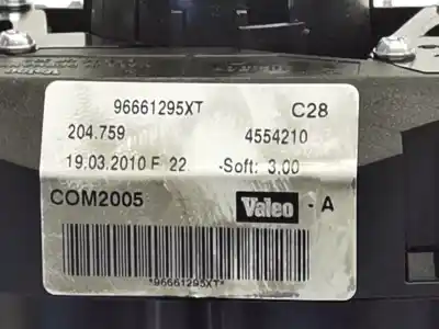 Pezzo di ricambio per auto di seconda mano comando pulito per peugeot 207 sw (wk_) 1.6 hdi riferimenti oem iam 96661295xt  4554210